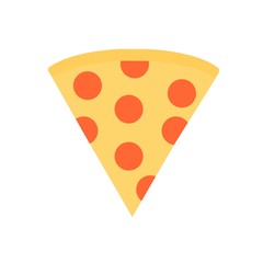 Pizza flat icon.