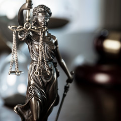 Scales of Justice symbol - legal law concept image