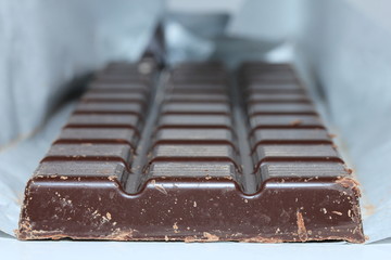 Dark chocolate bar