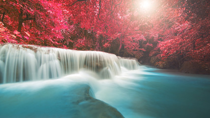 Beautiful waterfall in thailand.