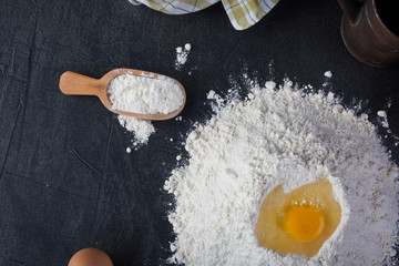 Eggs and flour