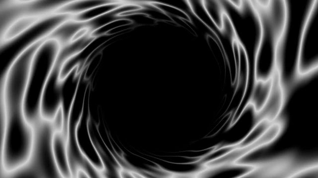 Abstract background with black hole. Space digital backdrop. 3d rendering