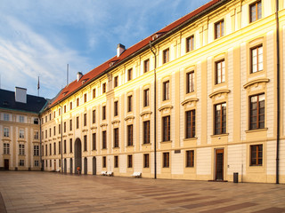 Fototapeta na wymiar Second Courtyard of Prague Castle, Prague, Czech Republic