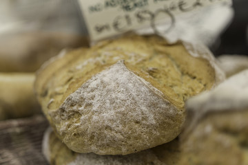 Artisan healthy Irish white soda bread