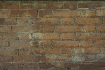 Obraz premium Ancient bricklaying with the damaged bricks 3