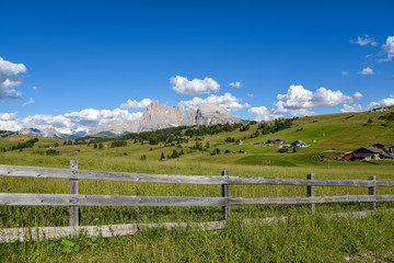 Landschaft Dolomiten / Seiser Alm