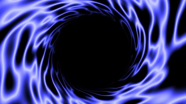 Abstract background with black hole. Space digital backdrop. 3d rendering