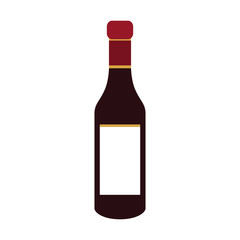 dark liquor bottle icon image vector illustration design 
