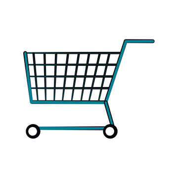 shopping cart icon image vector illustration design 