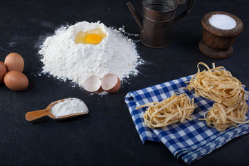 Fettuccine, Italian pasta