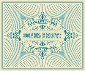 Wedding card template