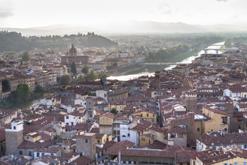 Fototapeta na wymiar City view of Florence, Tuscany, Italy