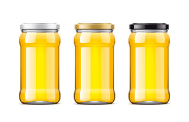 Blank Honey bottles.