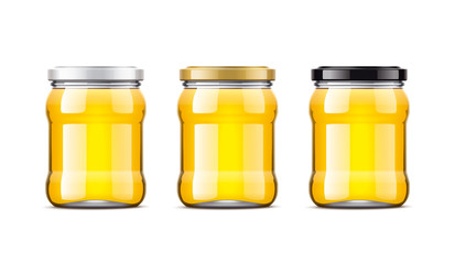 Blank Honey bottles.
