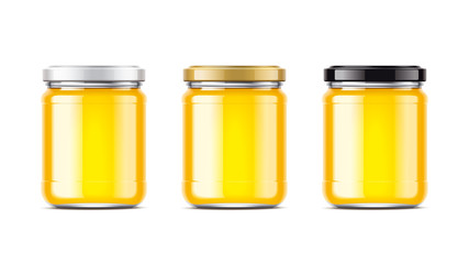 Blank Honey bottles.