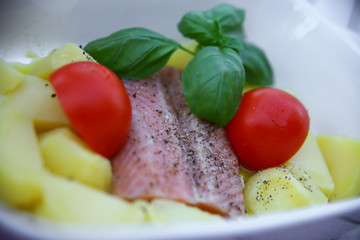 Fisch Kartoffel Ernährung Essen