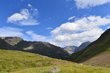 Fototapeta na wymiar Riffltal im Kaunergrat/Ötztaler Alpen - Tirol