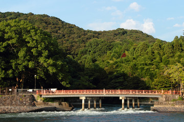 京都府宇治市　朱橋の風景