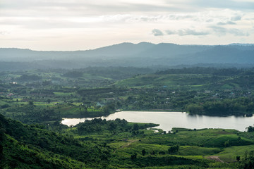 The beauty of mountains and clouds on Khao Kho.