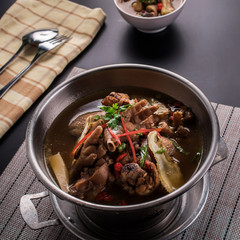 Chinese traditional braised chicken,