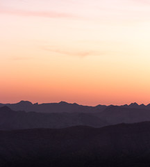 Epic Sunset In The Mountains of Arizona