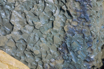 textured sea stones