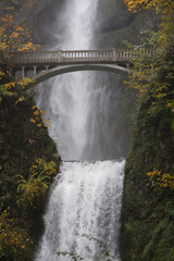 Bridge over waterfall 