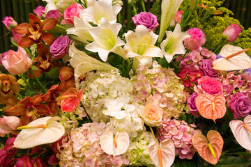 flowers bouquet arrange for decoration