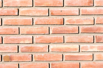 Background from an old and rugged red brickwall