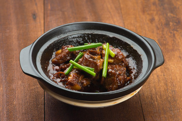 dry chinese pork stew