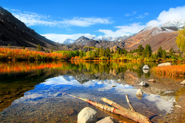 Autumn landscape near Sabrina lake ,Bishop California © SNEHIT PHOTO