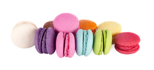 Sweet and colourful macaroons