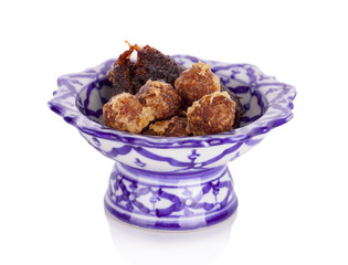 Kao Chae, Royal thai cuisine food, Cooked jasmine rice soaked in cold water served with complementary food.