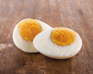 boiled egg isolated