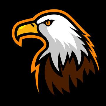 Eagle head mascot