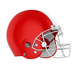 Fototapeta premium American Football Helmet Isolated