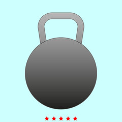 Kettlebell  it is icon .