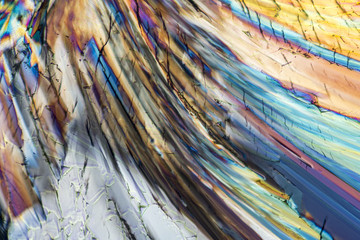 colorful sugar micro crystals