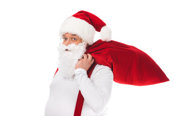 santa claus with bag