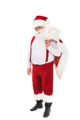 santa claus in suspenders