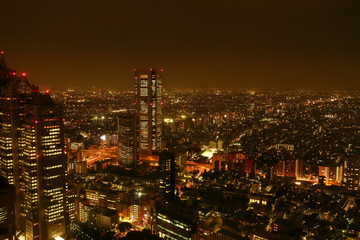 Naklejka premium 東京の夜景