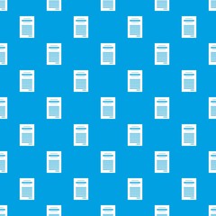 Sales printed receipt pattern seamless blue