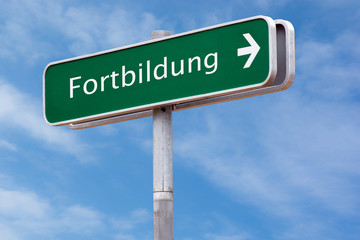 Schild 126 - Fortbildung