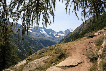 sentiero verso il rifugio Vittorio Sella - Parco Nazionale del Gran Paradiso