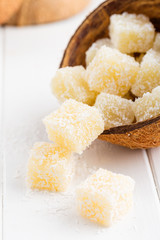 Coconut turkish delight - rahat lokum