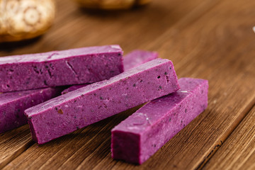 Homemade currant flavor fudge candies