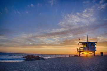 California Sunset Lifeguard