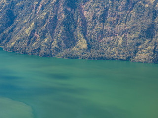 Mount Rinjani crater Lombok island, Indonesia
