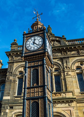 Fototapeta na wymiar Clock Tower C Gateshead Old Town Hall