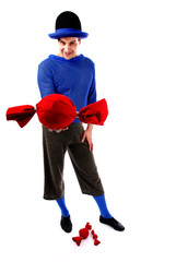 jongleur mit bonbon